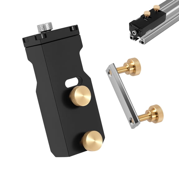 Tcwhniev Aluminum Profile Drill Guide Precise Aluminum Profile Punching Auxiliary Tool Adjustable Woodworking Drilling Locator for Hole Positioning