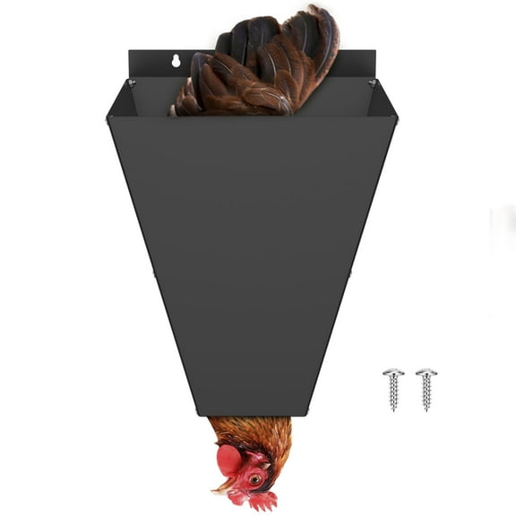 Tcwhniev Chicken Cone Iron Poultry Restraining Cone Reusable Chicken Butchering Supplies Practical Poultry Processing Accessories Easy to Clean for Farms Hens