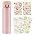 thumbnail image 1 of Sutowe DIY Bottle Set Pink Stainless Steel Water Flask Idea Present Child Toy Creative Children DIY Bottle Game for 5 to 12 Years Girl, 1 of 8