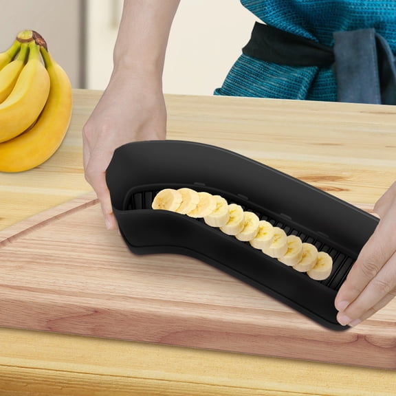 Sutowe Fruit Slicer Cup Multipurpose Banana Slicer Portable Cucumber Cutter Slicing Tool Dishwasher Safe for Strawberry Egg Hot Dog Grape