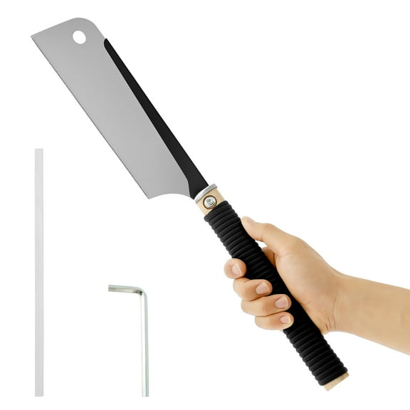 Tcwhniev Handsaw Woodworking Tool 3 Sided Teeth Grinding High Carbon Steel Professional Japanese Pullsaw for Precise Longitudinal and Cross Cut