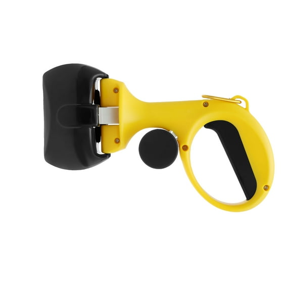 Sutowe Plastic Portable Pooper Scooper for Yard Gravel Grass Compact Spring Handle Design Dog Poop Clamp for Pet Waste Management