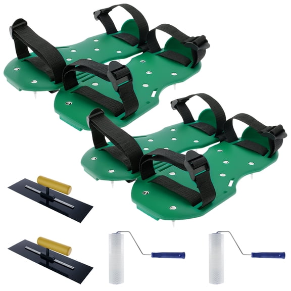 Sutowe Self Leveling Tool Kit With Plastic Handle Multipurpose Easy Grip Cement Floor Leveling Tools Simple Cleaning Epoxy Floor Paint Tools for Concrete Floor Epoxy Floor