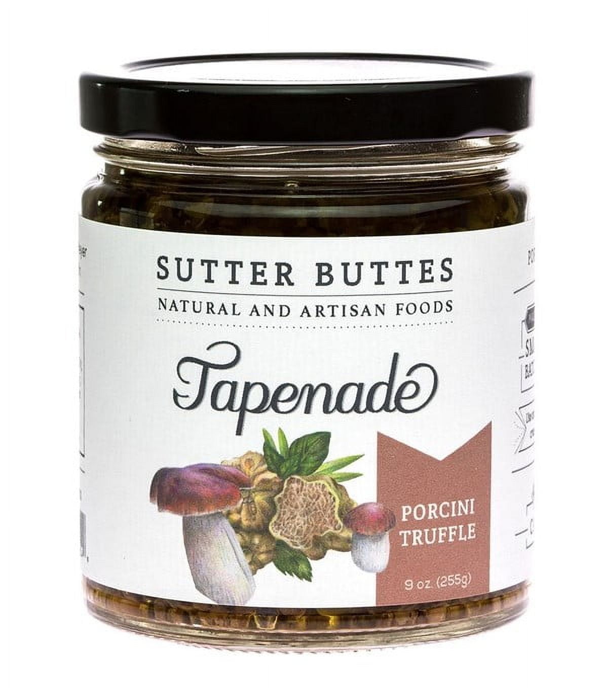 Sutter Buttes Rice Sutter Buttes - Porcini Truffle Tapenade 9 OZ - Walmart.com