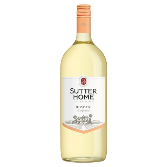Sutter Home Moscato California White Wine, 1.5 L Glass Bottle, 10% ABV