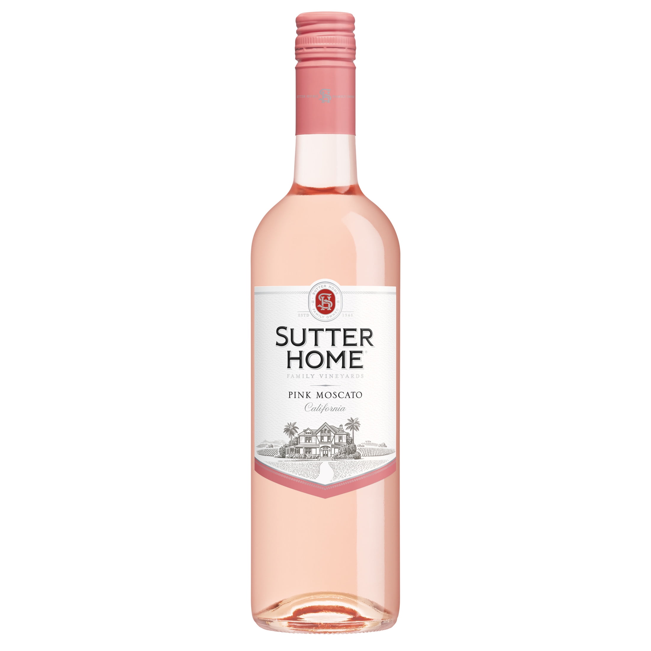 Sutter Home Pink Moscato California Pink Wine 750 ml Glass Bottle 10 ABV Walmart
