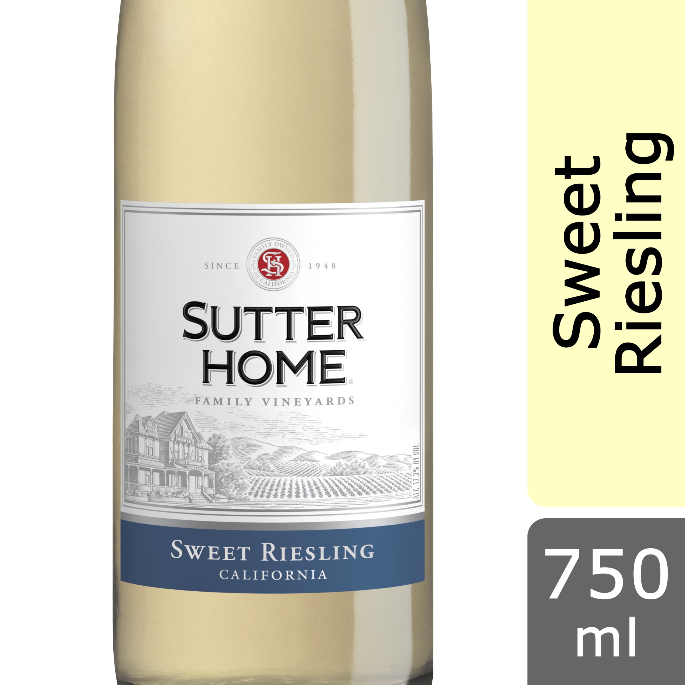 Sutter Home Sweet Riesling White Wine 750mL Wine Bottle Walmart