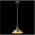 thumbnail image 1 of Sutton 1-Light Matte Brass Pendant Lighting with Textured Socket, 1 of 9