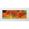 thumbnail image 1 of Sutton, Nicole 24x11 White Modern Wood Framed Museum Art Print Titled - Magical Poppies, 1 of 4