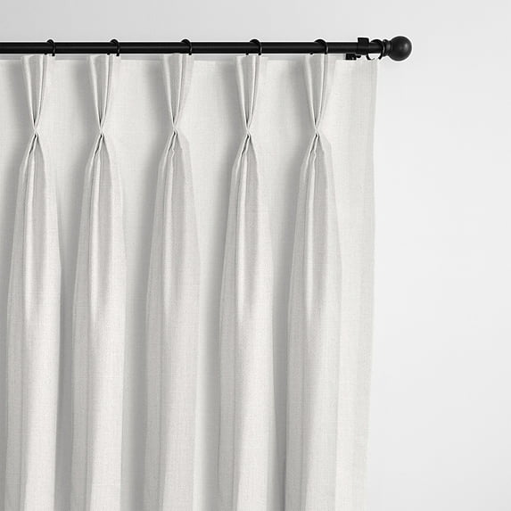 Sutton Pearl Pinch Pleat Drapery Panel - Pair 40"x96"
