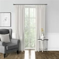 thumbnail image 1 of Sutton Pinch Pleat Drapery Panel, Pearl - 40 x 108 in. - Pack of 2, 1 of 1