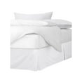 thumbnail image 1 of Sutton White Platform Bed Skirt Queen 18" Drop, 1 of 4