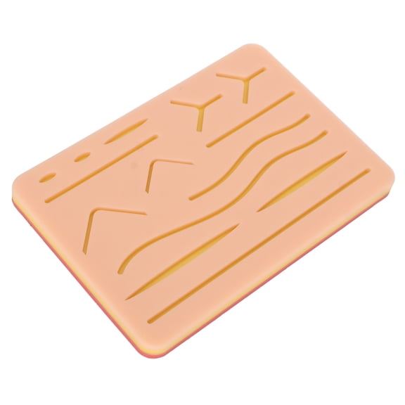 Suture Practice Pad Medical Training Skin Model Lightweight Silicone Simulation Suture Practice Pad for Student Nurses and Surgeons Dual Unit Dimensions 18.00 in x 13.00 in x 1.00 in