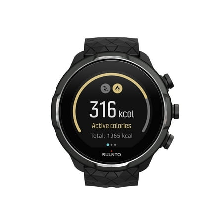 SUUNTO - 9 Titanium Outdoor/Sports Adventure Tracking Connected Watch with GPS/HR - Black