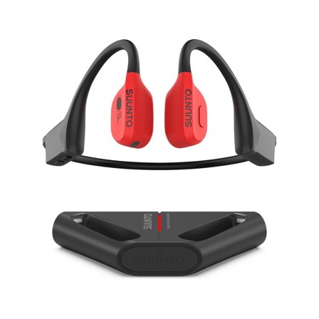Suunto Adult Indoor Anti Wind Bluetooth Open Ear Headphone, Red, SS050944000