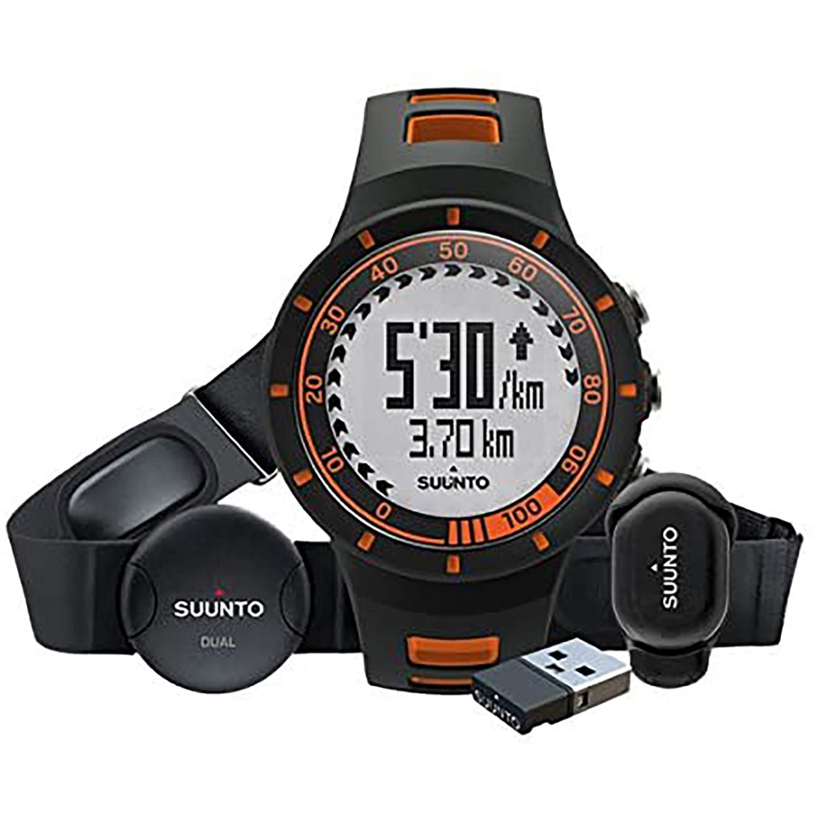 Suunto Running Pack: Heart Rate Monitor, Orange, and Kuwait Ubuy