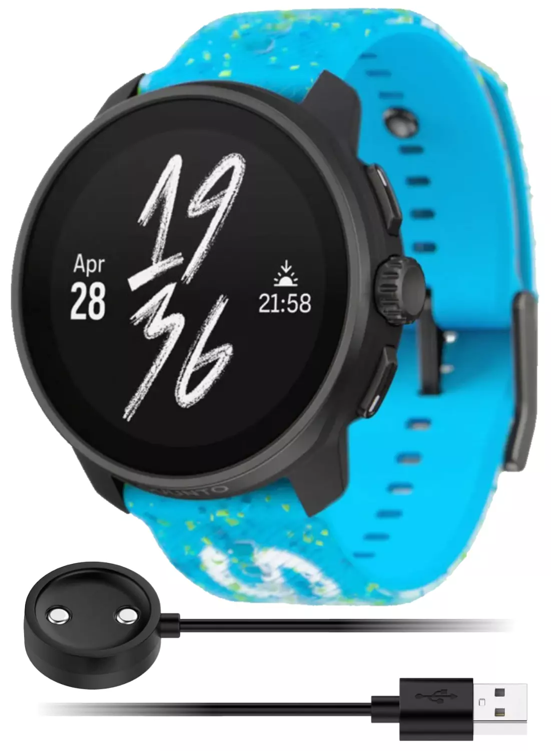 Suunto Race S AMOLED Touchscreen GPS Sports Powder Gray Smartwatch
