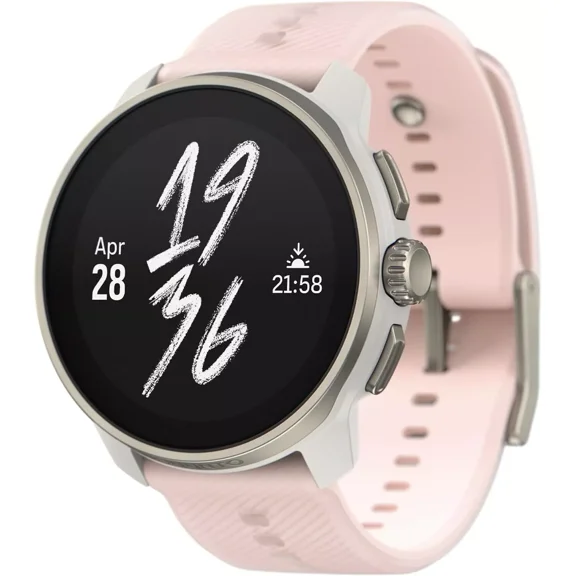 Suunto Race S GPS Sports Watch with AMOLED Touchscreen, Heart Rate and Fitness Tracker - Powder Pink