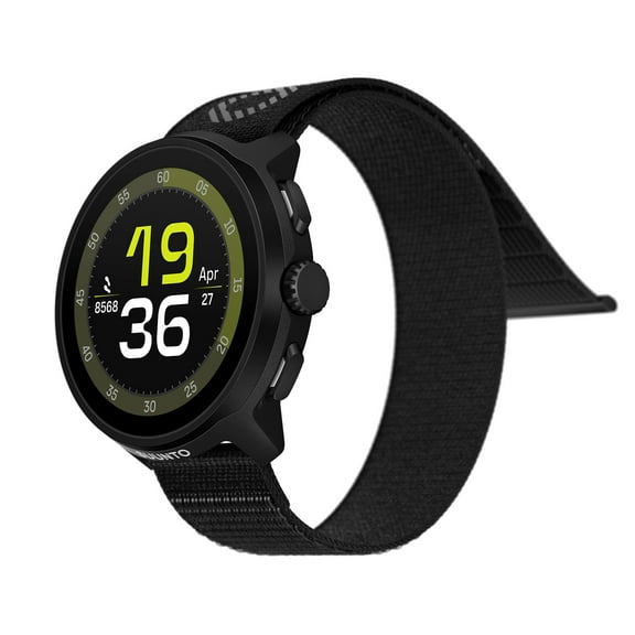 Suunto Run GPS Sports Watch with AMOLED Touchscreen, Heart Rate and Sleep Tracker - All Black
