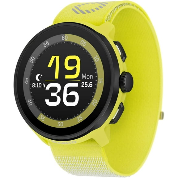 Suunto Run GPS Sports Watch with AMOLED Touchscreen, Heart Rate and Sleep Tracker - Lime