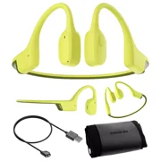Suunto Sonic Open-Ear Bone Conduction Sports Headphone, Lime, Bluetooth Wireless Headset w/Enhanced Bass & Multipoint Connection, 10H Playtime w/Fast Charging