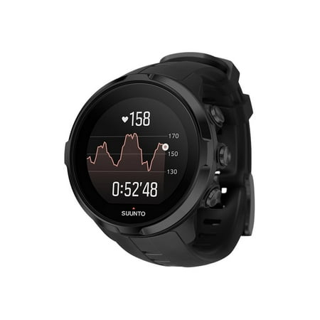 SUUNTO - Spartan Sport GPS Heart Rate Monitor Watch - All Black