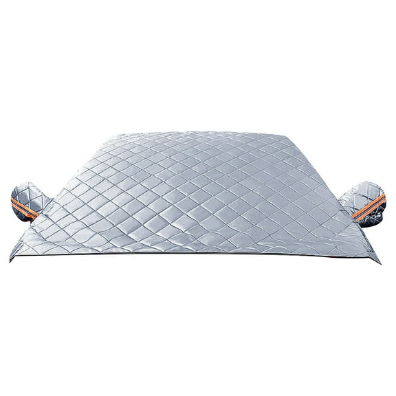 Suv Front Windshield Snow Cover With 9 Magnets, Heavy-Duty Winter Protection For Cars Suvs, Easy To Install And Fold
