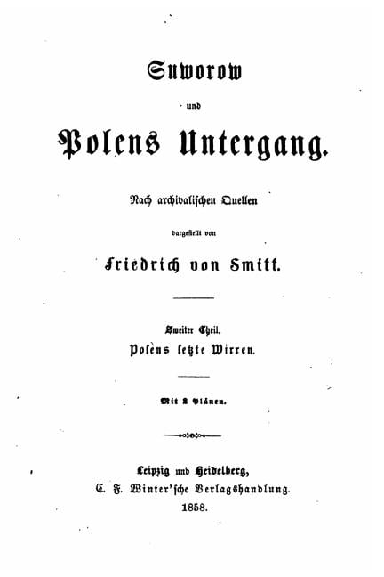 Suworow und Polens Untergang, (Paperback)