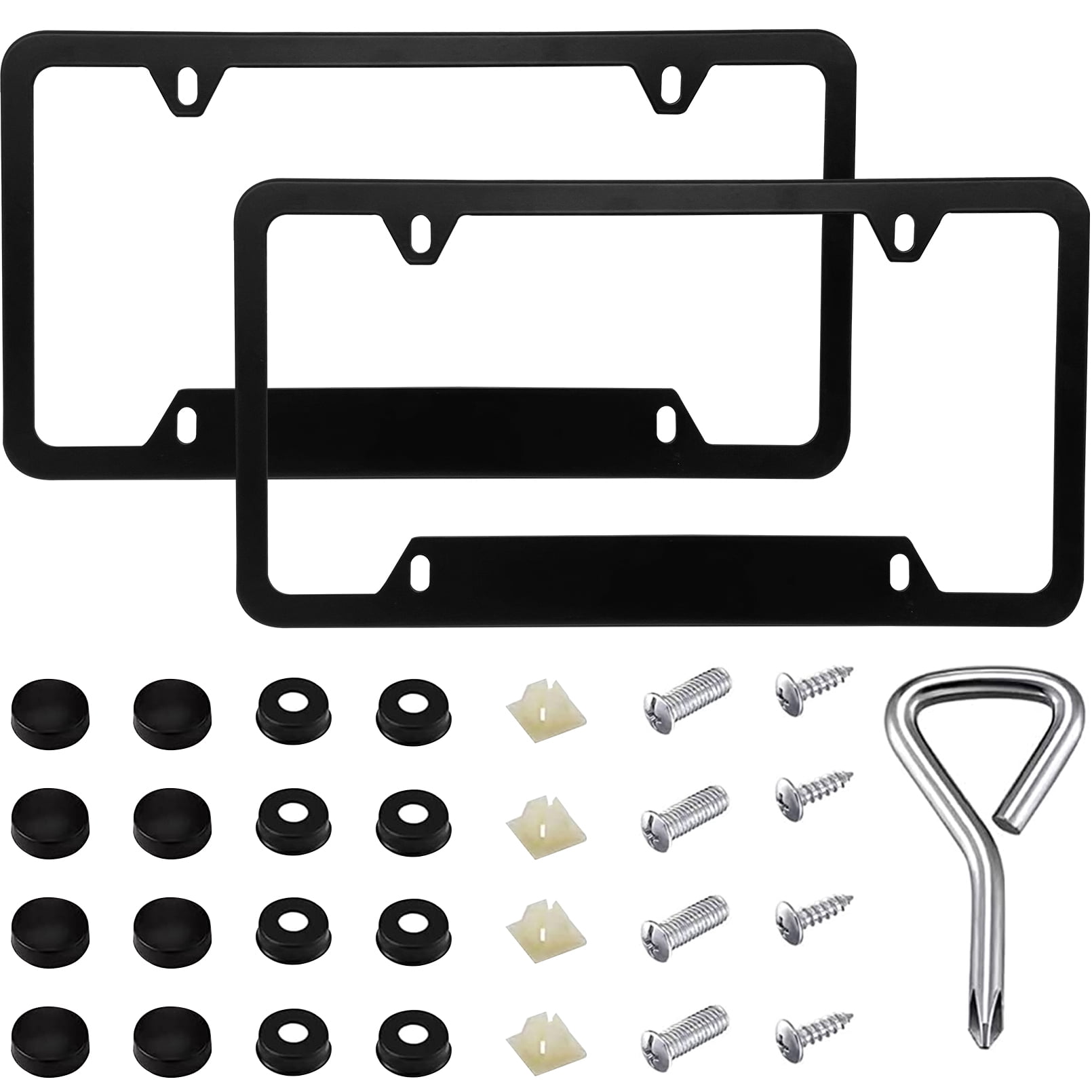 Suyeah License Plate Frames Compatible for Ford, 2 Pack Car License