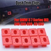 Suyin 10 Pcs For BMW E46 E65 E66 E83 323i 328i 323Ci Dash Trims-Clips Retainer Fitting