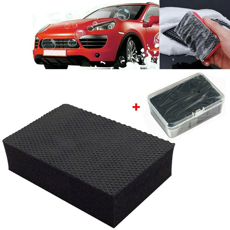 Suyin Car Clay Bar Pad Sponge Block Cleaning Eraser Wax Polish Pad Tools  w/Box 