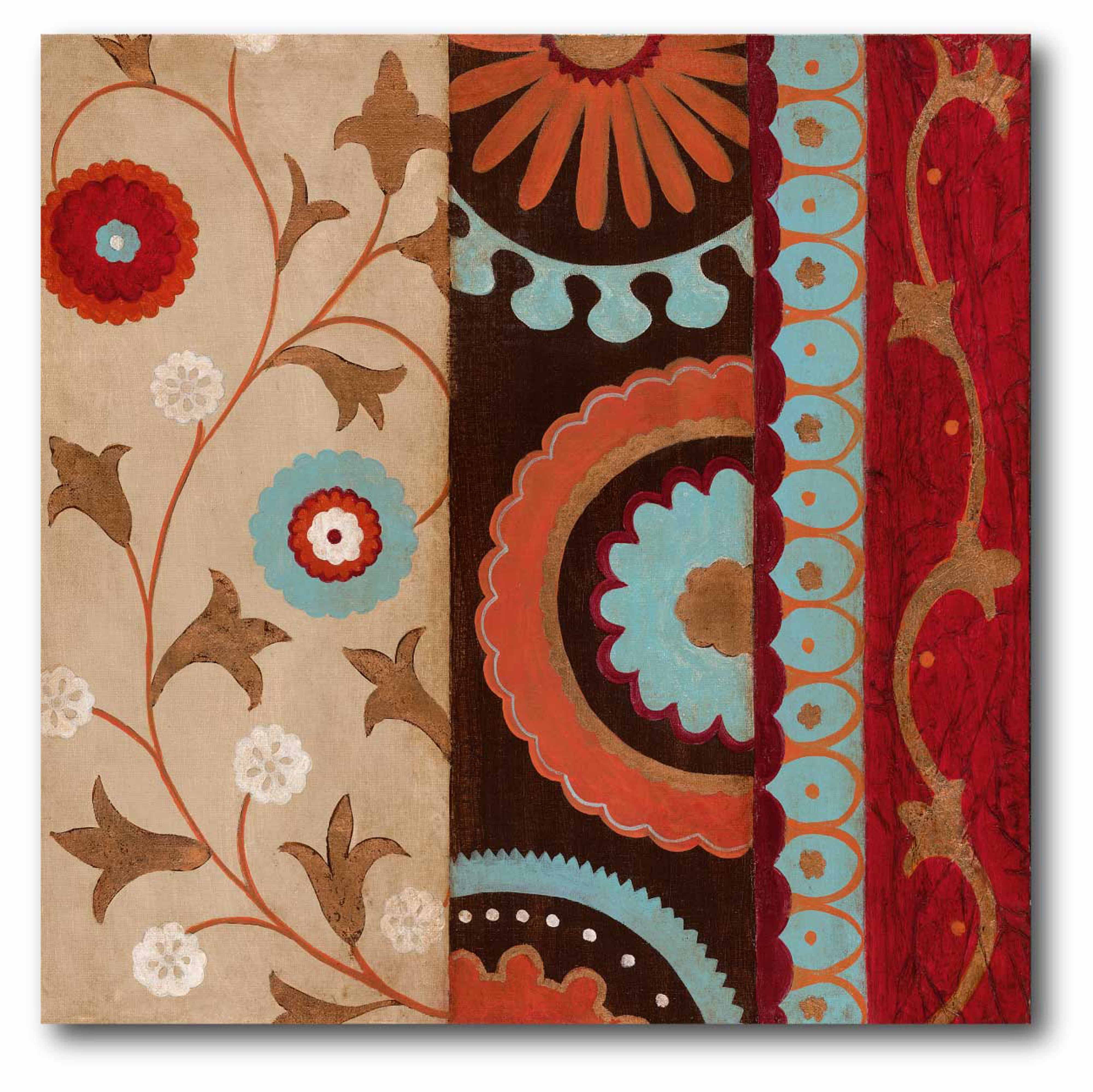 Suzani I Gallery-Wrapped Canvas Wall Art, 16x16