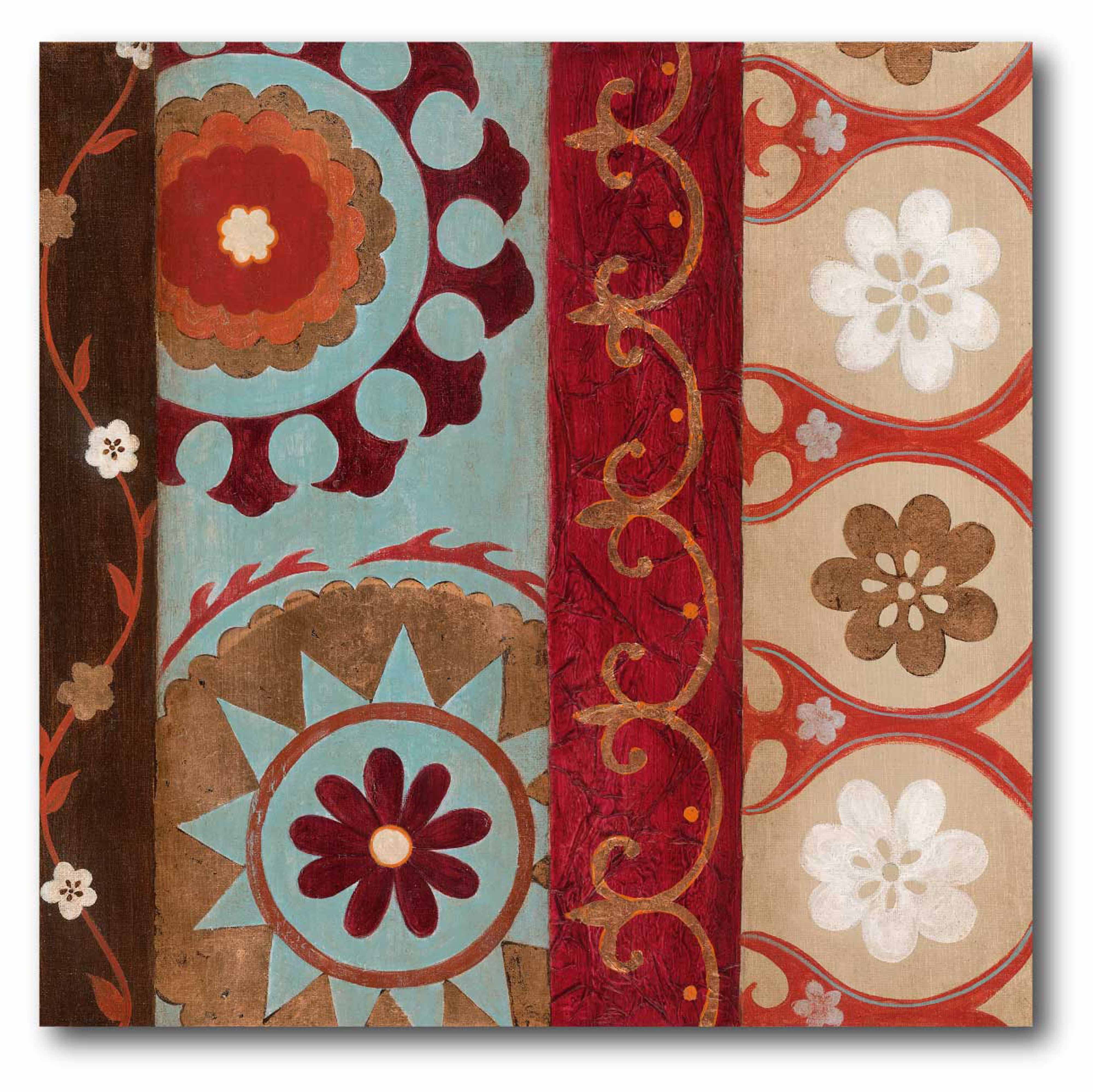 Suzani II Gallery-Wrapped Canvas Wall Art, 16x16