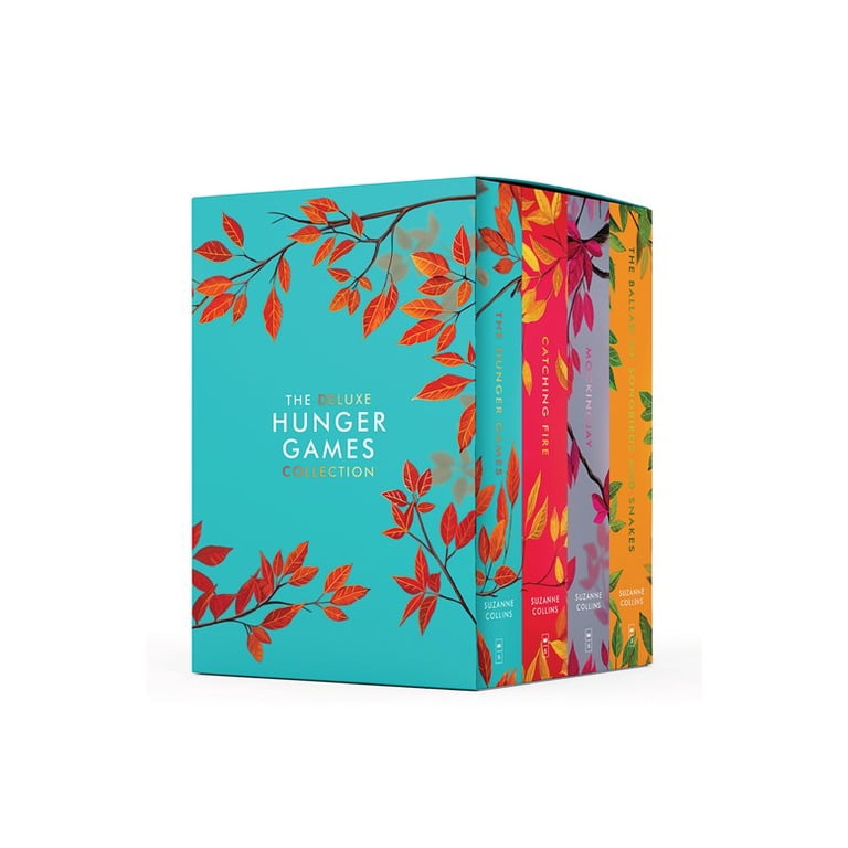 Suzanne Collins, Hunger Games Box Set, Hardcover with Stenciled