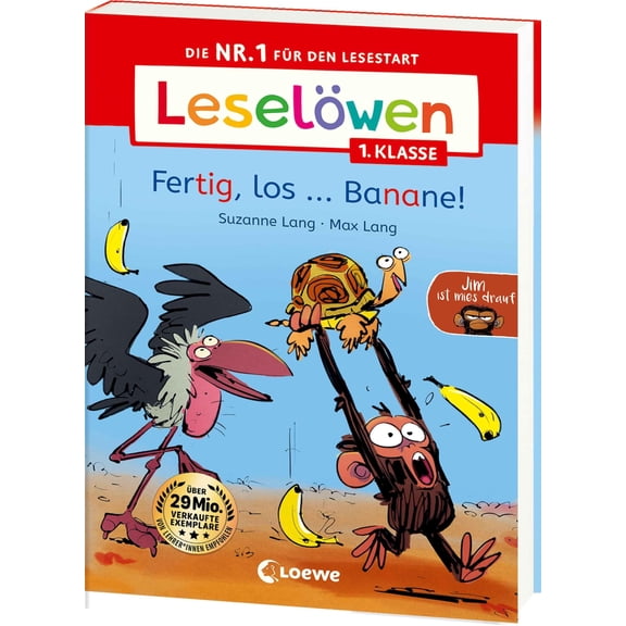 Suzanne Lang,Ma Leselwen 1. Klasse - Jim ist mies drauf - Fertig, los...Banane!: A (Paperback)