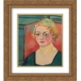 thumbnail image 1 of Suzanne Valadon 2x Matted 20x24 Gold Ornate Framed Art Print 'Genevieve Camax-Zoegger ', 1 of 2