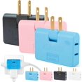 thumbnail image 1 of Suzcan Rotatable Socket Converter, Suzcan Socket Converter, Suzcan 3 Way Rotatable Socket Converter, 180° Slim Wireless Outlet Adapt, 2 Prong Flat Wall Plug, Quick & Safe, for Home and Travel (3pcs-D), 1 of 8