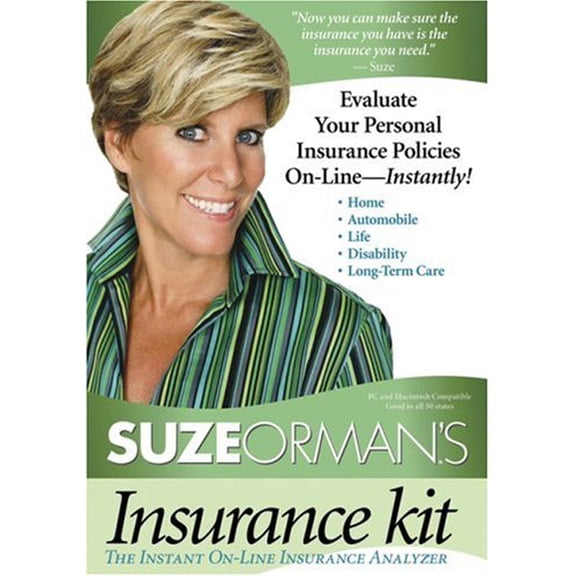 Pre-Owned Suze Orman's Insurance Kit: Evaluate Your Personal Insurance Policies On-Line - Instantly! Paperback