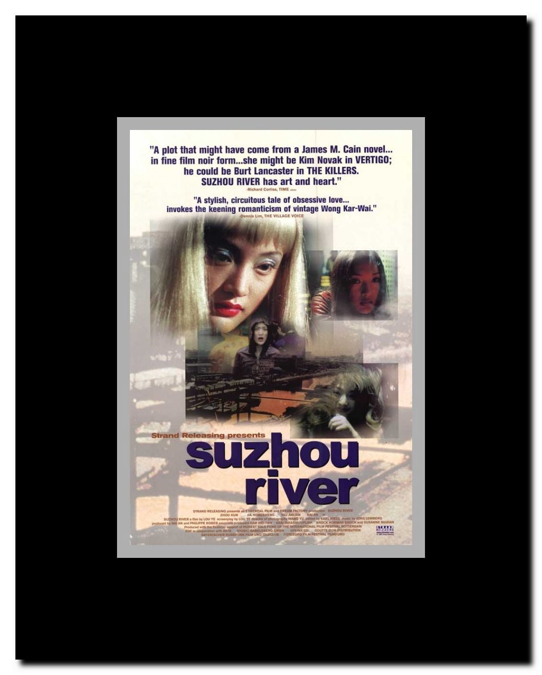 Suzhou River Framed Movie Poster