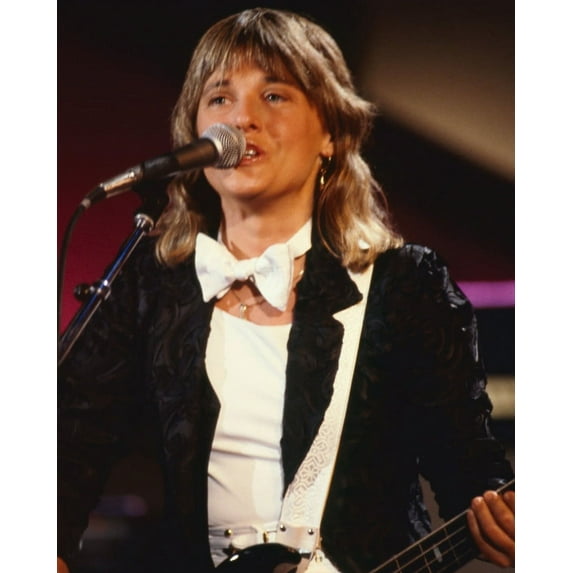 Suzi Quatro playing guitar classic 1970's concert 24x36 Movie Poster HD Aluminum Wall Art