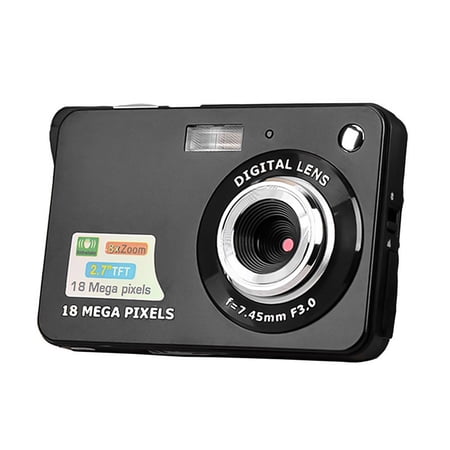 Suzicca Digital Pocket 18MP 2.7 Inch LCD Screen 8x Zoom Smile Capture -Shake with Battery