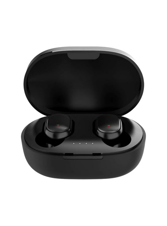 Suzicca Earbuds True Wireless Headphones with Charging Case, Black, A6S pro