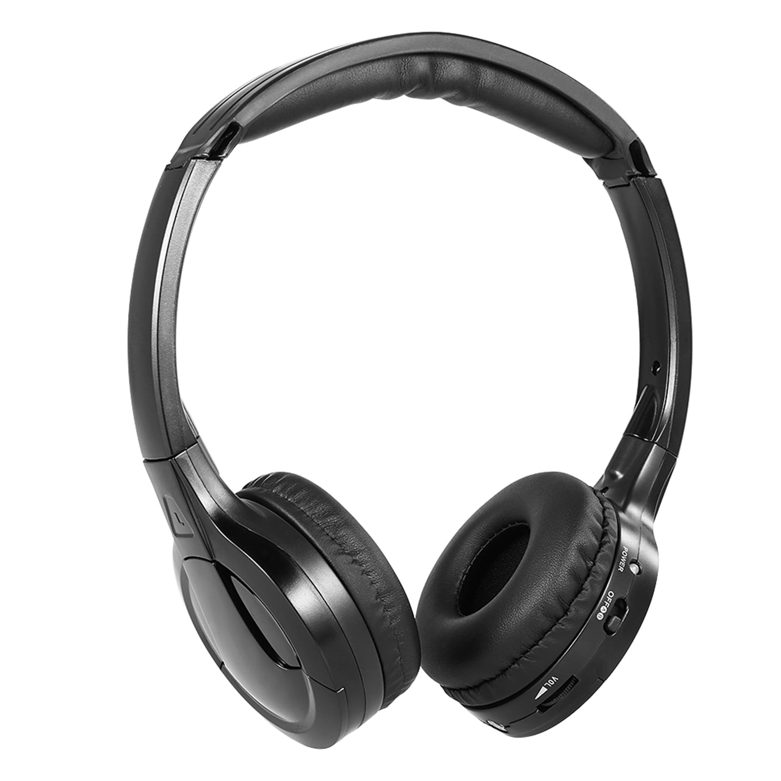 Suzicca IR Infrared Wireless Car Headphones Stereo Headset Wired Earphone Dual Channel for In-car DVD Player