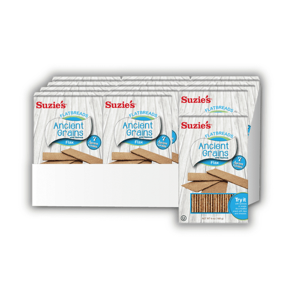 Suzie's 7 Ancient Grain Flatbreads (Pack of 12)
