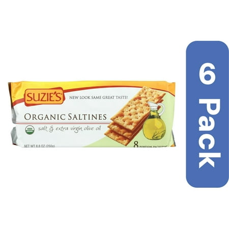 Suzie's Salted Oregano Crackers 8.8 oz (Pack Of 6)