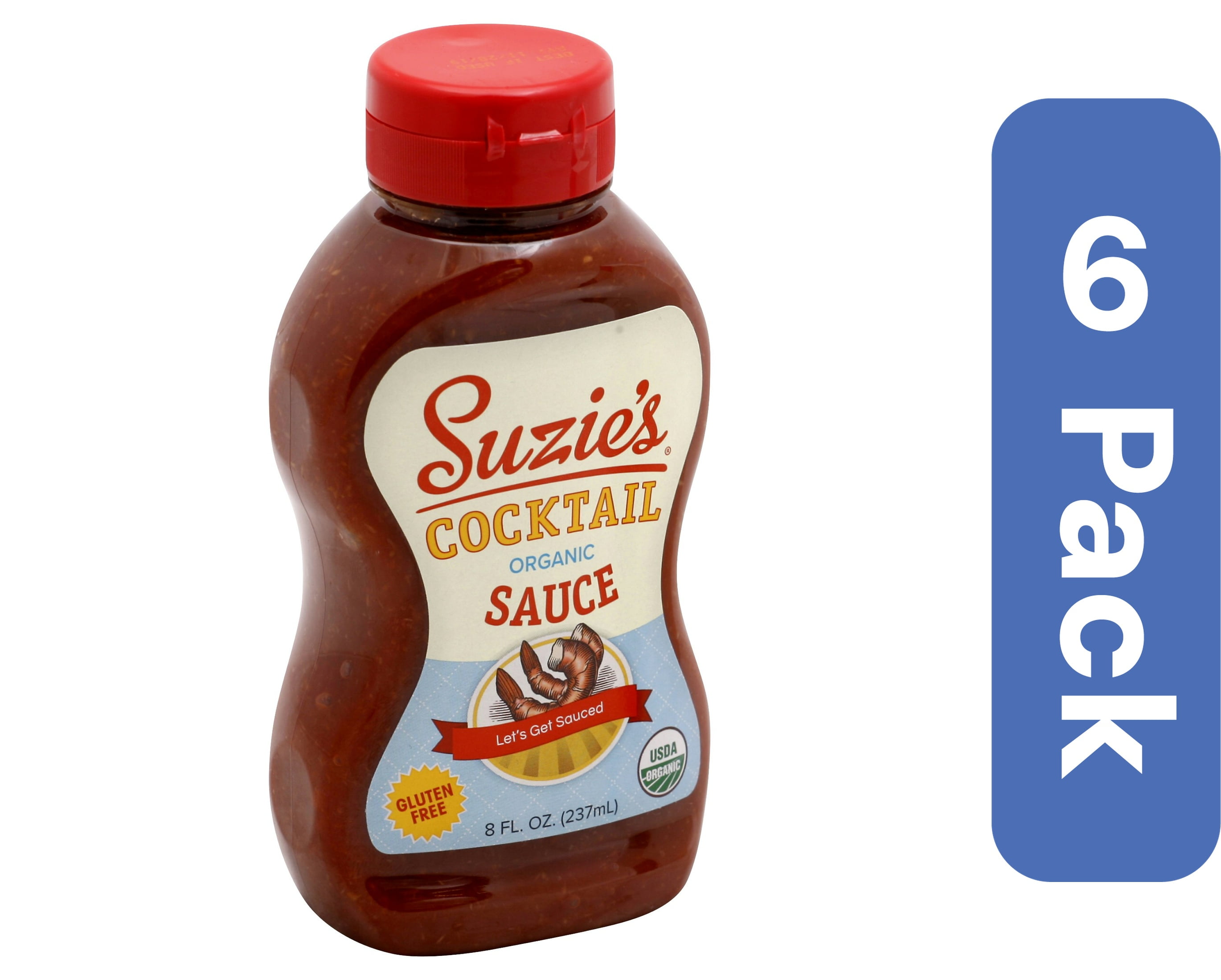 Suzie's Sauce Cocktail Organic 8 fl oz (Pack Of 6)