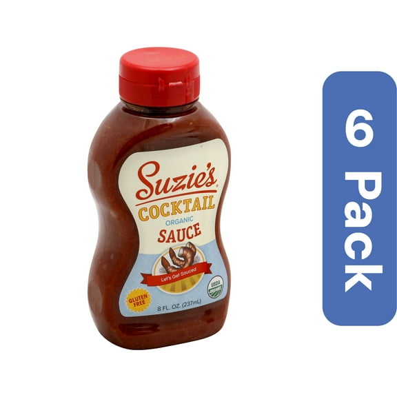 Suzie's Sauce Cocktail Organic 8 fl oz (Pack Of 6)
