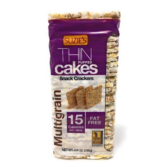 Suzies - Puffed Multigrain Thin Cakes - 4.9 Oz Case of 12