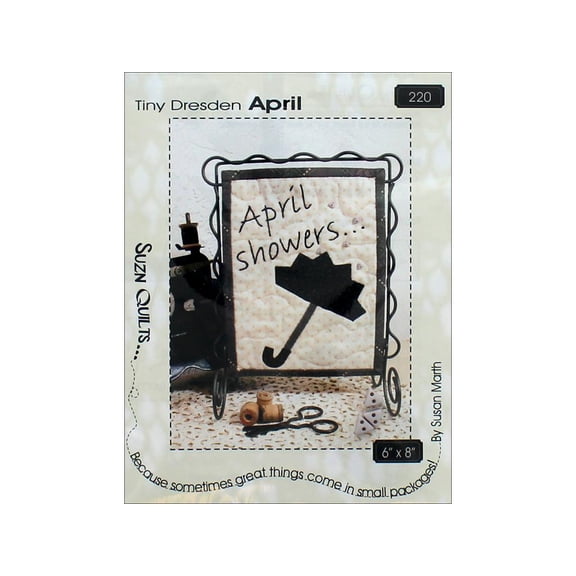 Suzn Quilts Tiny Dresden April Ptrn