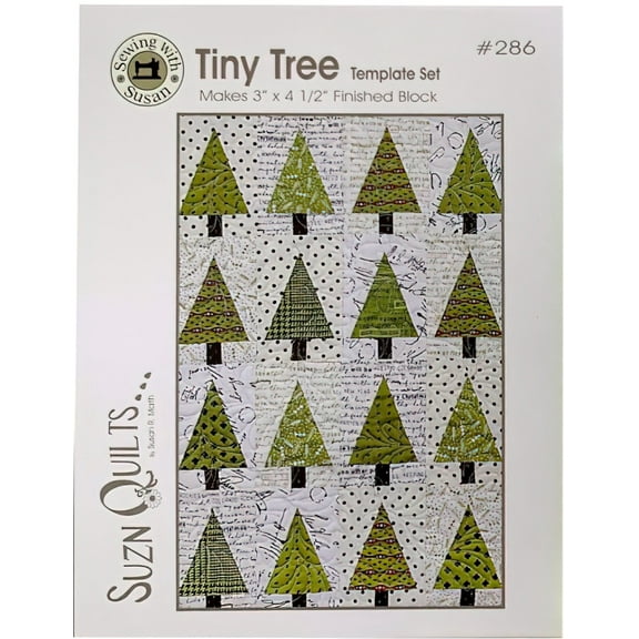 Suzn Quilts Tiny Tree Template Set